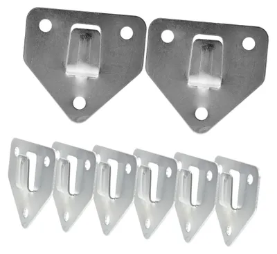 Produktbild von 8 Metall-Wandhaken für Feuerlöscher mit praktischem Design zur sicheren Wandmontage