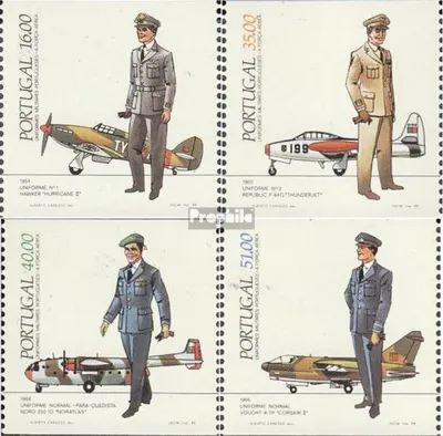 Produktbild von Briefmarken Portugal 1984 Mi 1621C-1624C (kompl.Ausg.) postfrisch Militär