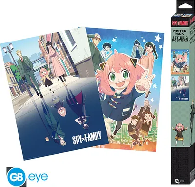 Produktbild von SPY X FAMILY - Set 2 Posters Chibi 52x38 - A double family