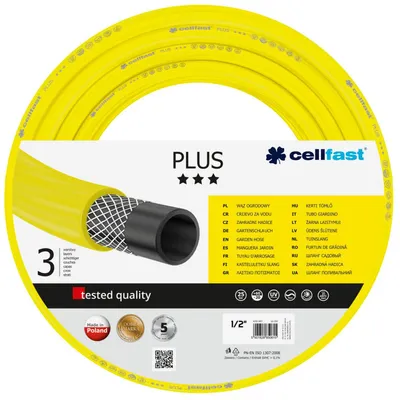 Produktbild von Cellfast 3-lagiger Gartenschlauch PLUS 1\2"" 15 m