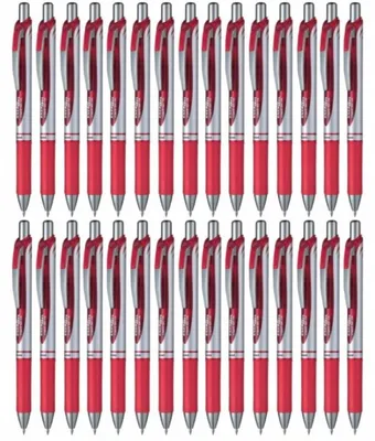 Produktbild von Pentel EnerGel BL77 Tintenroller Rot 0,7 mm Set 30 Stück