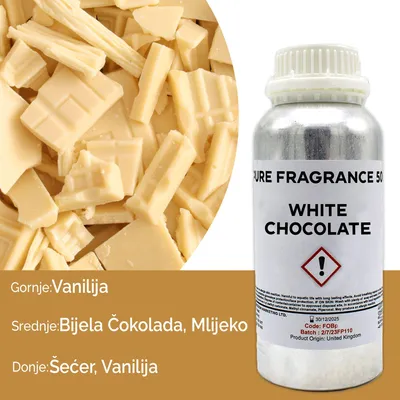 Productafbeelding van Witte Chocolade Pure Geurolie - 500 ml