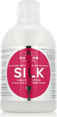Obrázek produktu pro Kallos KJMN Silk Shampoo, 1000 ml, Šampon, Unisex, Suché vlasy, Matné vlasy, Lesklý, Láhev