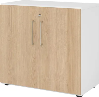 Produktbild von Hammerbacher Regal 2OH Türen ws/Eiche