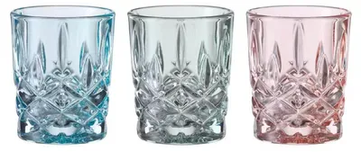 Produktbild von Nachtmann, 3-teiliges Schnapsgläser-Set, Stamper/Shotglas, Kristallglas, 55 ml, Noblesse