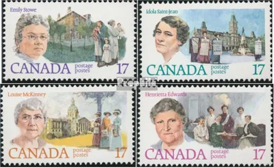 Produktbild von Briefmarken Kanada 1981 Mi 790-793 (kompl.Ausg.) postfrisch Frauenrechtlerinnen