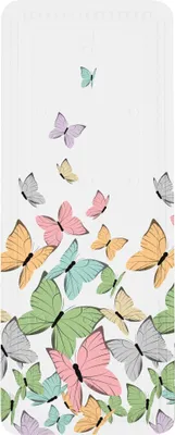 Produktbild von Kleine Wolke Wanneneinlage BUTTERFLIES Multicolor 36 x 92 cm