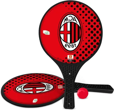 Productafbeelding van Strand Racket Set - Mattenklopper Set - Strand Spelletjes - Gekleurde Bal - 35 x 2 x 22 cm - Multicolor