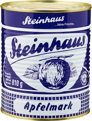Obrázek produktu pro Steinhaus jablečné pyré jemný ovocný požitek bez přidaného cukru 850ml