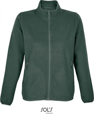 Produktbild von SOLs 03824 | WomenŽs Factor Zipped Damen Fleece Jacke - Farbe: Forest Green - Größe: 3XL