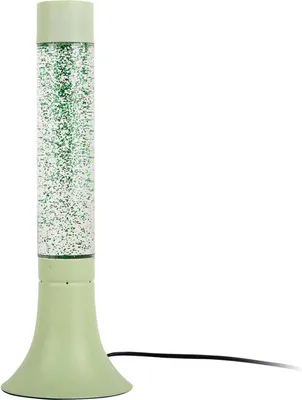 Immagine prodotto di Leitmotiv - Lampada da tavolo Astro Glitter - Verde tenue - Ø13cm Lampada da tavolo - Lampada da comodino, soggiorno, camera da letto