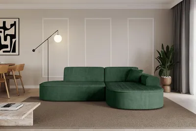 Produktbild von ALTDECOR Ecksofa in L-Form MARI-L1 - 243x171x79,5 cm Grün - Corner Sofa Bett Eckcouch Couch Wohnlandschaft Cauchsofa