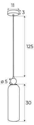 Produktbild von Hängeleuchte CAMPANILA P0511 von MaxLight