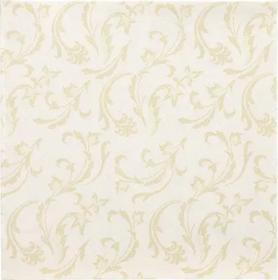 Produktbild von Servietten "ROYAL Collection" 1/4-Falz 40 cm x 40 cm champagner "Damascato"