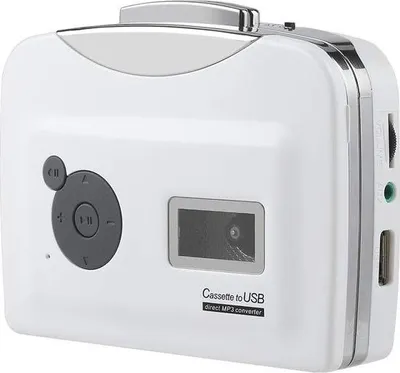 Immagine prodotto di Lettore di cassette portatile e convertitore MP3 - Lettore audio stereo per chiavette USB