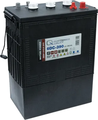 Produktbild von Q-Batteries 6DC-390 6V 390Ah Deep Cycle Traktionsbatterie