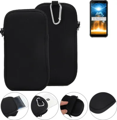 Produktbild von K-S-Trade Neopren-Hülle Handyhülle kompatibel mit Blackview BV6300 Pro Schutzhülle Neoprenhülle Sleeve Schutz-Hülle Gürtel Tasche Case Holster