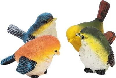 Produktbild von Gartenvogeldekorationen - Dekorative Vogelornamente für Garten und Außenbereich - Weihnachtsdekoration für Vogel - Handgefertigte Gartendekoration