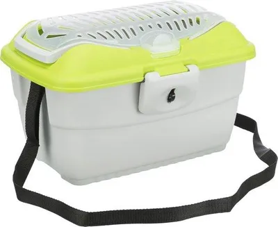 Produktbild von Mini Capri Transportbox für Haustiere - 40 x 22 x 30 cm - Hellgrün/Grün