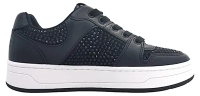 Imagen del producto de Zapatos deportivos de cordones para mujer de la marca Guess, color negro, para uso casual