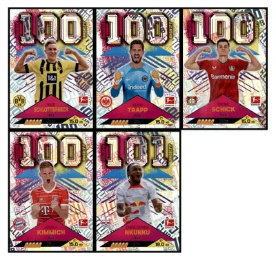 Immagine prodotto di Topps Match Attax - 2022/23 - Tutti i 5 Club 100