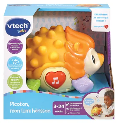 Image de Vtech Jouet d eveil interactif Picoton, mon lumi herisson