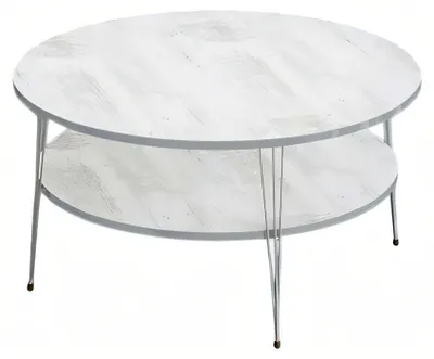Immagine prodotto di Elegante tavolino in legno bianco dal design moderno