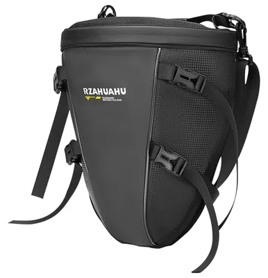 Immagine prodotto di Borsa posteriore per moto, impermeabile, da 10-14 litri, espandibile, zaino e borsa a tracolla, colore nero