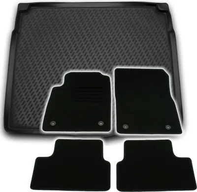 Produktbild von Gummi-Kofferraumwanne + Fußmatten Set für Opel Astra J, Bj. 12/2009-9/2015