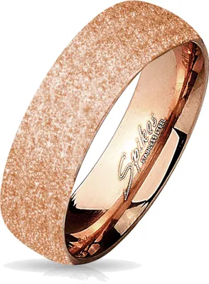 Produktbild von viva-adorno Gr. 67 (21,3 mm Ø) Damen & Herren Edelstahl Ring Partnerring Verlobungsring mit diamantierter Glitzer Oberfläche RS56 roségold,