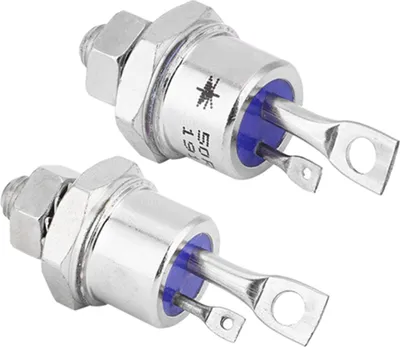 Image de 2 redresseurs à vis thyristors commandés au silicium 50RIA120 SCR pour ladu moteur