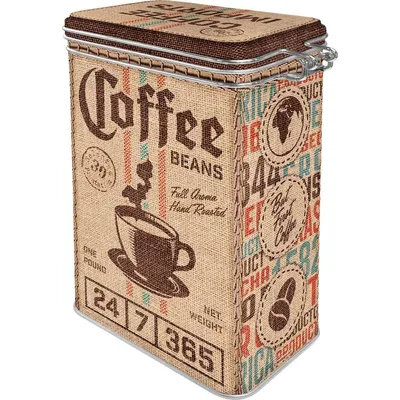 Zdjęcie produktu dla Metalowa Puszka Z Klipsem Coffe Sack