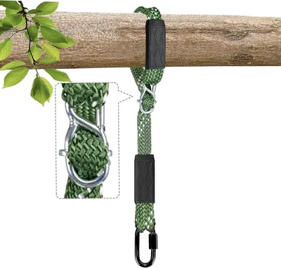 Produktbild von Schaukelaufhängung 101 cm, verstellbar, Nylon, 363 kg Tragkraft, für Innen und Außen