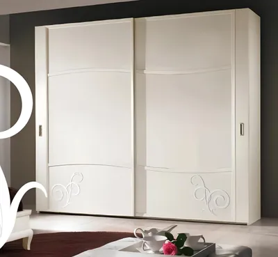 Produktbild von Schrank Kleiderschrank mit Schiebetüren Schlafzimmer Wand Holz Design Schränke