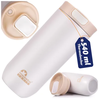 Zdjęcie produktu dla Kubek termiczny Majestic Sport Bullet 540 ml – beżowy