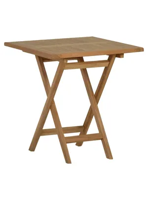 Produktbild von MiaMöbel Gartentisch 70x70 cm Gartenmöbel Outdoor Modern Massivholz Teak Honig