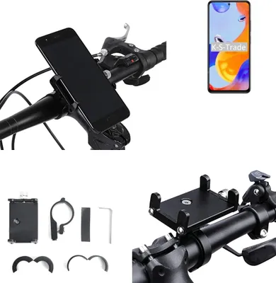 Produktbild von K-S-Trade Handyhalterung für das Fahrrad kompatibel mit Xiaomi Redmi Note 11 Pro Global Halter Lenkstange Fahrradhalterung Motorrad Bike Mount