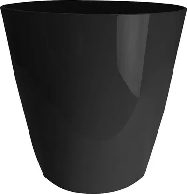 Immagine prodotto di Vaso da fiori sferico in onice nero, 26 cm