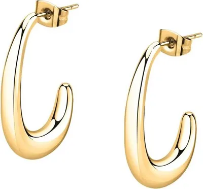 Produktbild von Luxury gold-plated earrings Creole SAVN05
