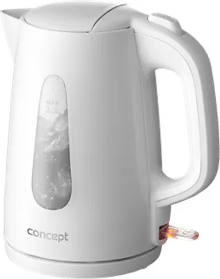 Produktbild von Concept RK2380/81/82/83/84 Schnurloser Wasserkocher, Kunststoffgehäuse, 1,7 l FÃ1/4llmenge, 2200 Watt, 360° Sockel, Trockengehschutz, Kalkfilter, Abschaltautomatik