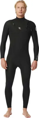 Zdjęcie produktu dla Rip Curl D/patrol Perf 4/3 mm GB S – kombinezon neoprenowy z długim rękawem i zamkiem na piersi, czarny S