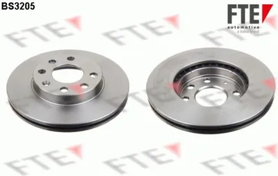 Produktbild von 2 Bremsscheiben Vorderachse belüftet Ø 236 mm 20 mm FTE für u.a. OPEL ASTRA