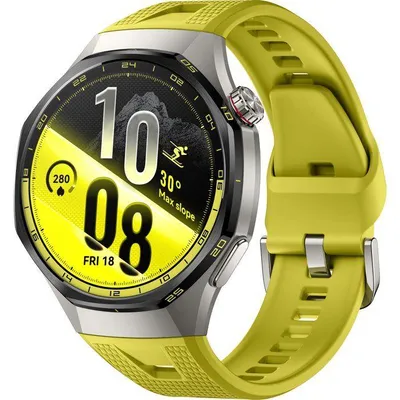 Immagine prodotto di Smartwatch HUAWEI Watch GT 7 Pro 46mm, cassa in lega di titanio, GPS, ECG, NFC, autonomia di 21 giorni, compatibile con iOS e Android, colore giallo