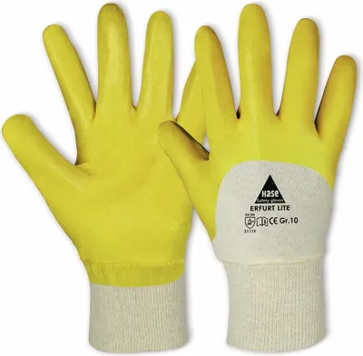 Obrázok produktu pre HASE SAFETY GLOVES Pracovné rukavice, nitril, Erfurt lite, EN 388, EN 420, veľkosť 7