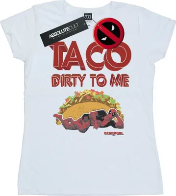 Produktbild von Marvel - "Taco Dirty To Me" T-Shirt für Damen BI18297 (M) (Weiß)