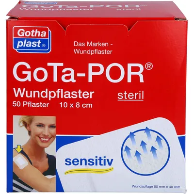 Produktbild von GoTa-POR Wundpflaster steril 100mmx80mm, 50 St PFL