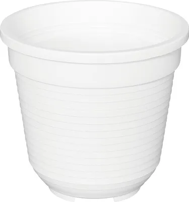 Produktbild von Geli Blumentopf STANDARD Weiß Ø  8 cm - Kunststoff