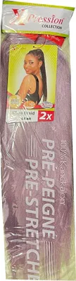 Produktbild von X-Pression Pre Peigne Flieder Haarverlängerungen 2 Einheiten