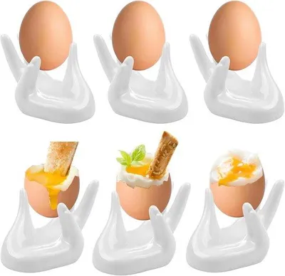 Produktbild von Porzellan Eierbecher spülmaschinenfest 6 Stück