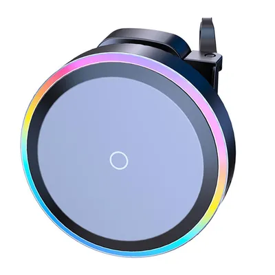Produktbild von 15W Magnetische Kabellose Auto Ladehalterung für iPhone 12/13, Schnellladegerät mit LED-Licht, Lüfterkühlung, 360° Drehung